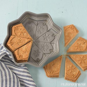 Nordic Ware Sweet Snowflakes Shortbread Pan Metallic - B01AOHUC0Q